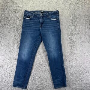 Express Jeans Mens 36x28 Blue Cotton Denim Straight Leg Faded Travel Workwear